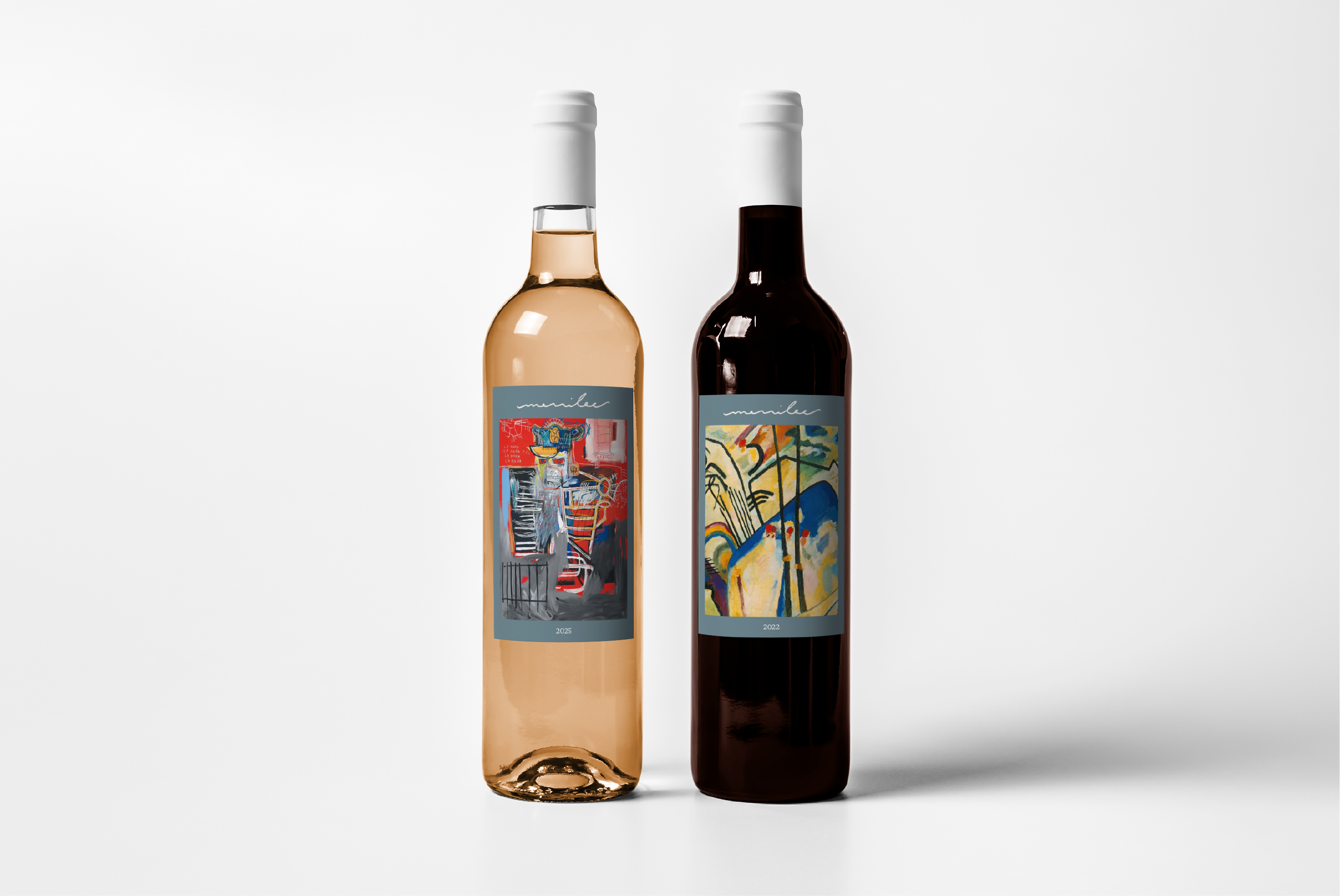 Two Merrilee bottles side by side